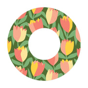 Peelz Tons Of Tulips Patch  Tape Designed for the FreeStyle Libre 2 Patch Medical Tape