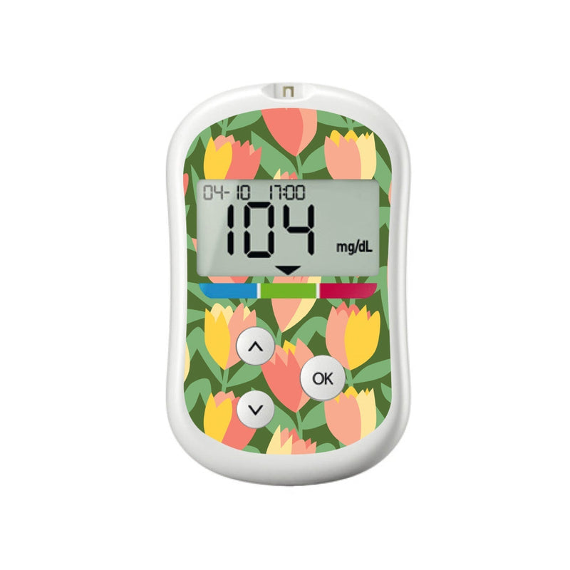 Peelz Tons Of Tulips for OneTouch Verio Flex Glucometer Peelz/Stickers