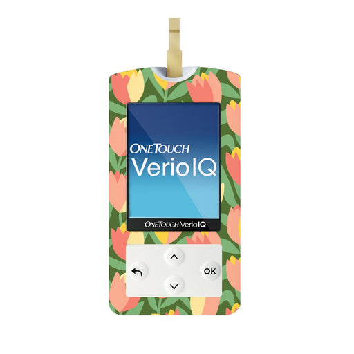 Peelz Tons Of Tulips for OneTouch Verio IQ Glucometer Peelz/Stickers