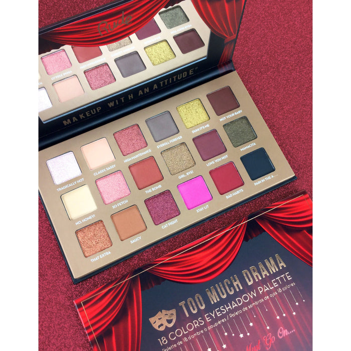 Rude Cosmetics - Rude Cosmetics - Too Much Drama - 18 Eyeshadow Palette