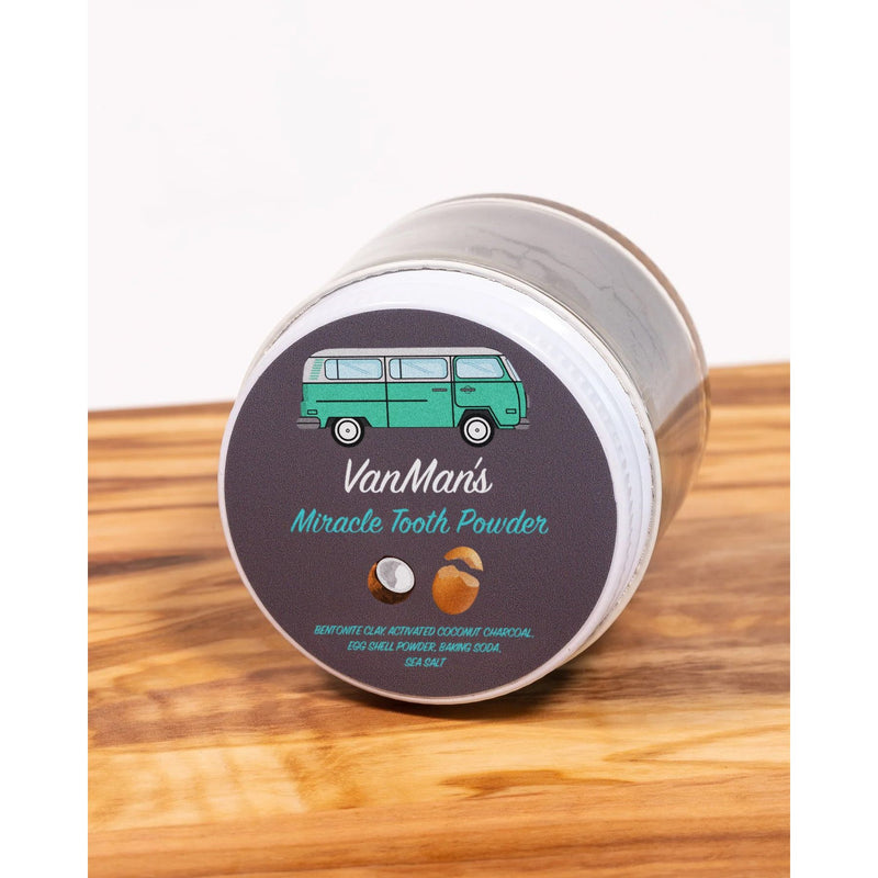VanMan VanMan's Miracle Tooth Powder - Original Eggshell 2 oz