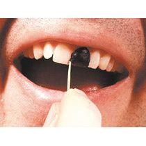 Graftobian Make-Up Company Tooth Wax, Brown and Black