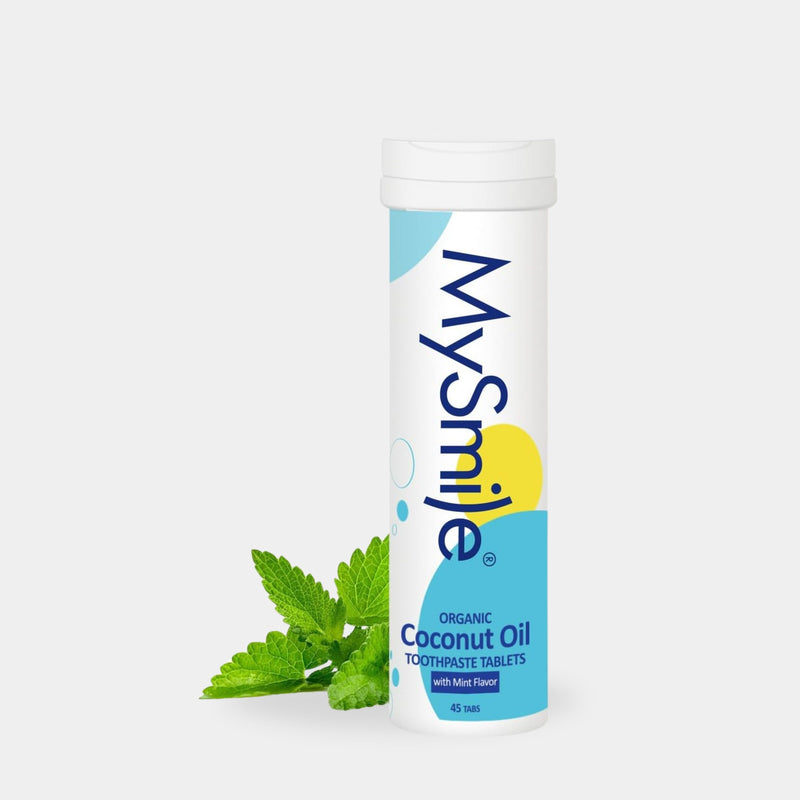 MySmile Organic Coconut Oil Toothpaste Tablets Teeth Whitening