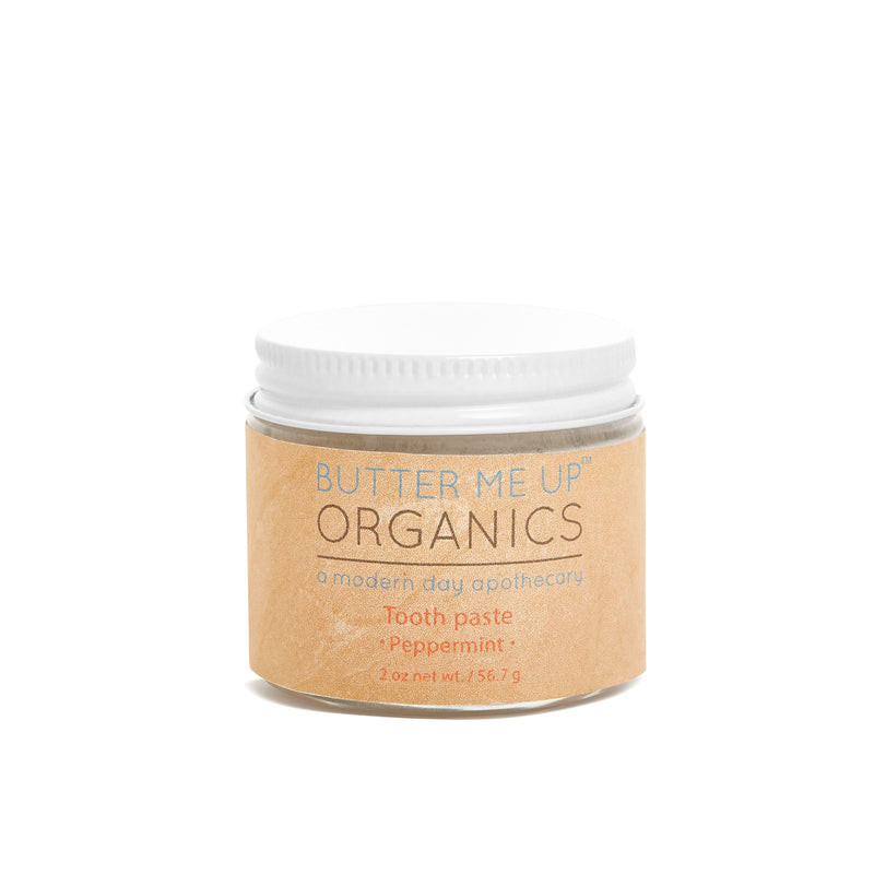 Butter Me Up Organics All Natural Organic Whitening Toothpaste / Remineralizing Toothpaste Teeth