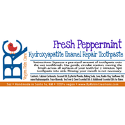 By Robin Creations Enamel Repair Remineralizing Toothpaste with Hydroxyapatite Toothpaste White Smoke 1 Tube / Fresh Peppermint,1 Tube / Cool Wintergreen,1 Tube / Spicy Cinnamon,3 Tubes / Fresh Peppermint,3 Tubes / Cool Wintergreen,3 Tubes / Spicy Cinnamon