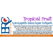 By Robin Creations Enamel Repair Toothpaste for Kids with Hydroxyapatite Toothpaste White Smoke 1 Tube / Tropical Fruit,1 Tube / Sweet Orange,3 Tubes / Tropical Fruit,3 Tubes / Sweet Orange