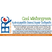 By Robin Creations Enamel Repair Remineralizing Toothpaste with Hydroxyapatite Toothpaste White Smoke 1 Tube / Fresh Peppermint,1 Tube / Cool Wintergreen,1 Tube / Spicy Cinnamon,3 Tubes / Fresh Peppermint,3 Tubes / Cool Wintergreen,3 Tubes / Spicy Cinnamon