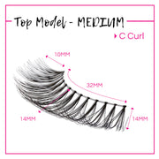 GladGirl GladGirl False Lashes Bundle - Top Model Eyelashes