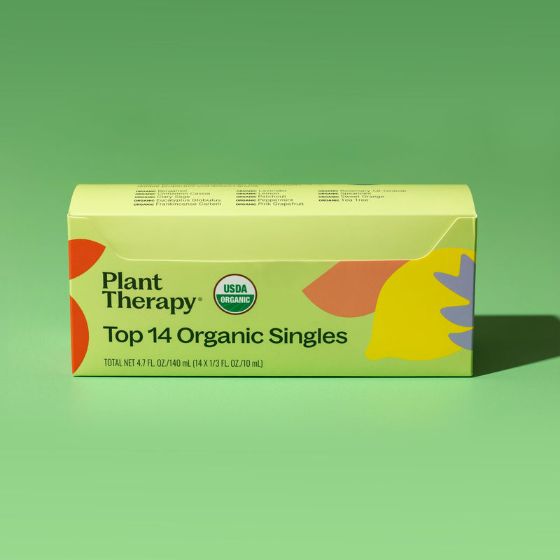 Plant Therapy Top 14 Organic Singles Set Essential Oil