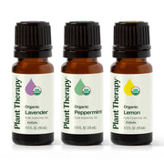 Plant Therapy Top 3 Organic Singles Set Essential Oil