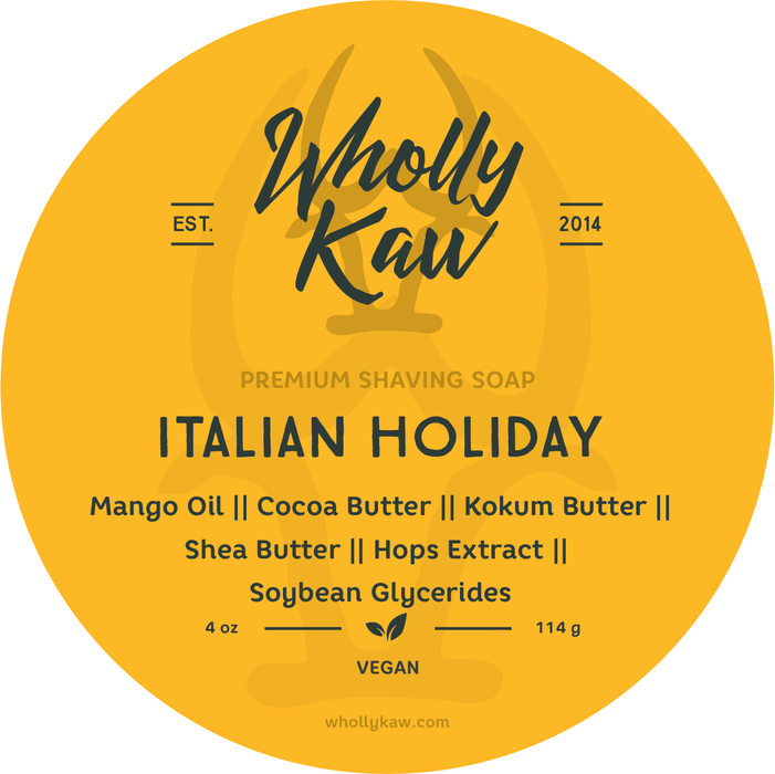 Italian Holiday Shaving Soap by WhollyKaw