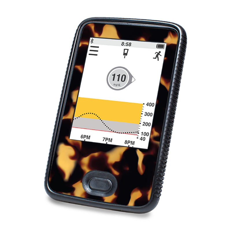Peelz Tortoise Shell DEXCOM G6 Touchscreen Receiver Peelz/Stickers