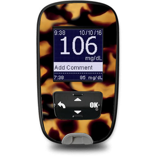 Peelz Tortoise Shell Sticker for the Accu-Chek Guide Glucometer Peelz/Stickers