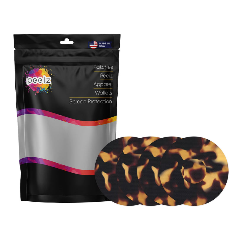 Peelz Tortoise shell Patch Tape Designed for the FreeStyle Libre 3 Plus & Lingo Patch Medical Tape