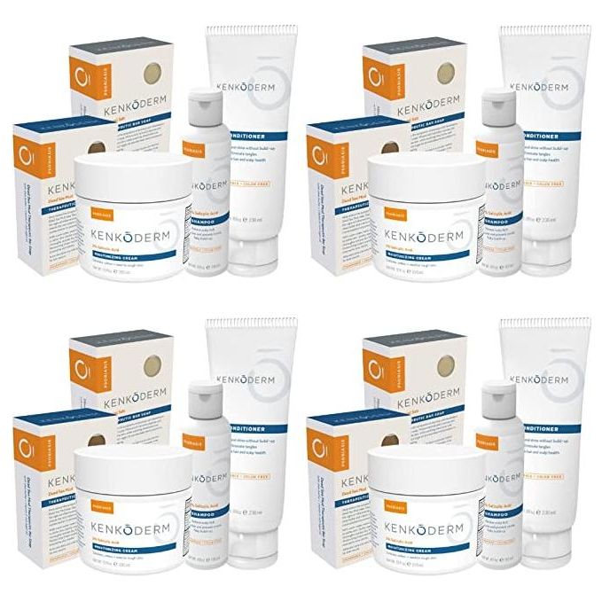 Kenkoderm Psoriasis Total Body + Scalp Bundle (4 Packs)