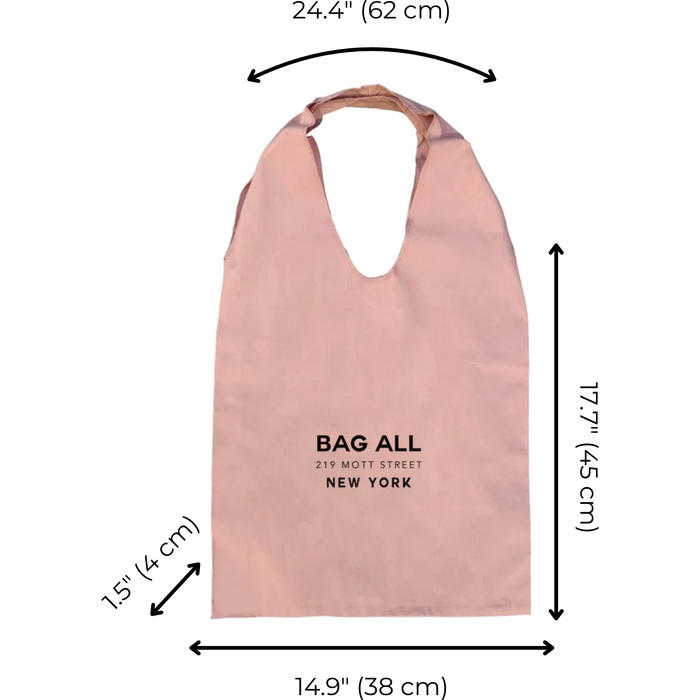 Bag-All - New York Tote Bag Large, Pink/Blush