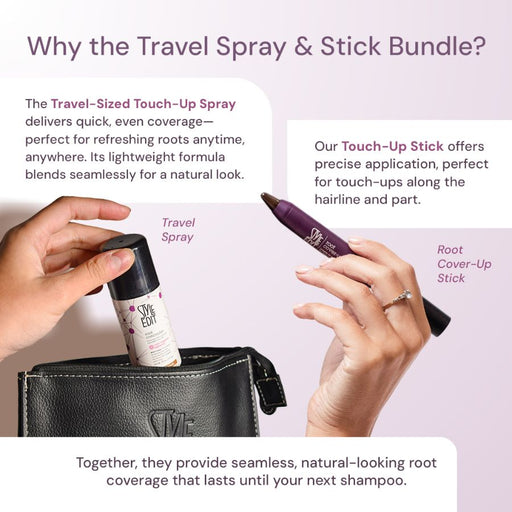 Style Edit Travel Size Concealer Spray and Cover Up Stick Duo