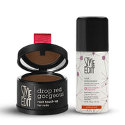 Style Edit Drop Red Gorgeous Root Touch Up Powder and Travel Size Spray Duo Gift Set