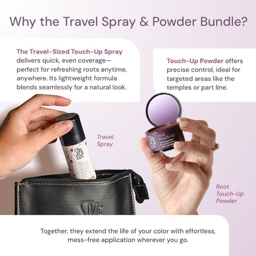 Style Edit Blonde Travel Duo: Touch Up Powder and Travel Sized Concealer Spray