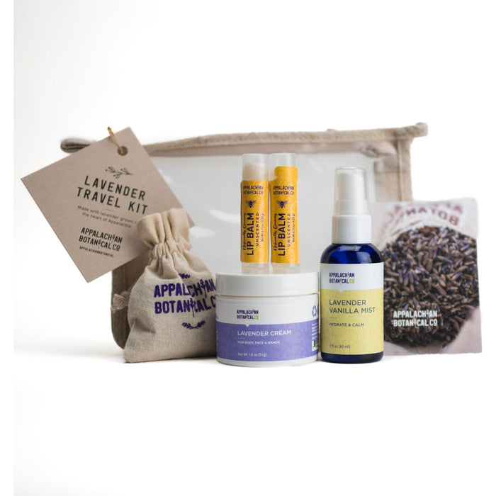 Appalachian Botanical Co. Lavender Travel Kit W/Lavender Vanilla Mist