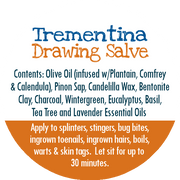 By Robin Creations Trementina Pinon Sap Drawing Salve First Aid