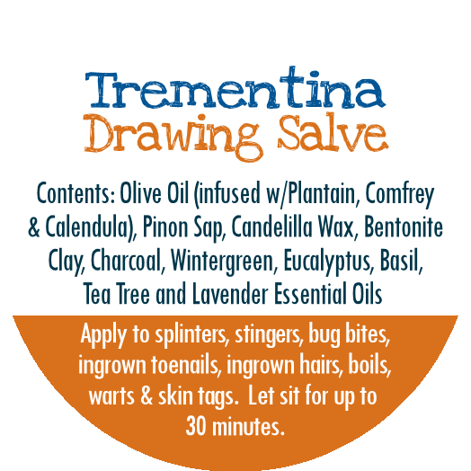 By Robin Creations Trementina Pinon Sap Drawing Salve First Aid