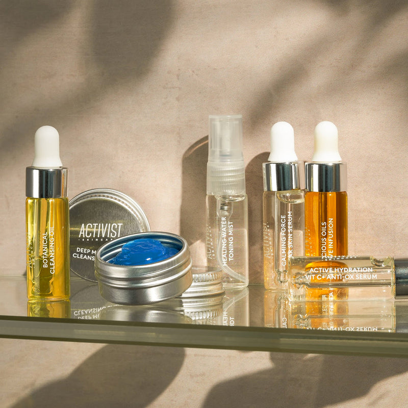 Activist Skincare Refillable Trial & Travel Kit Trial sizes