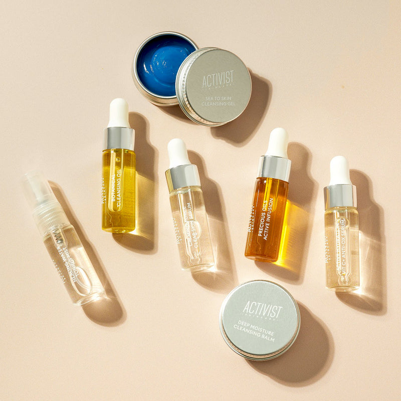 Activist Skincare Refillable Trial & Travel Kit Trial sizes