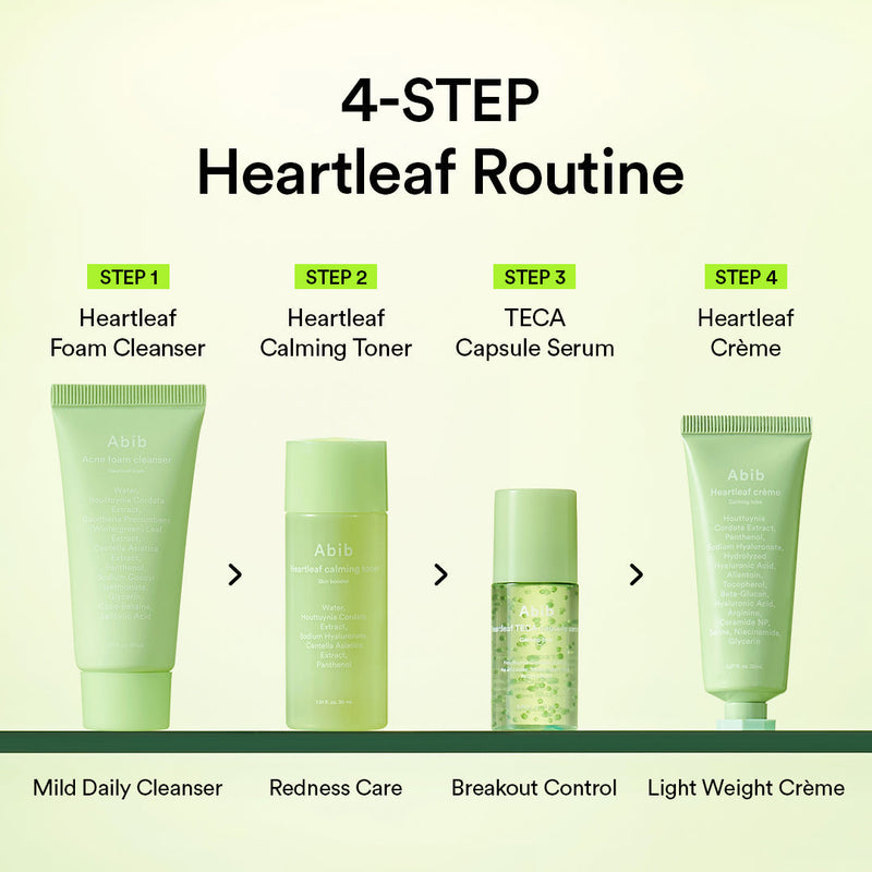 AsiaBeautyMall Abib Heartleaf Calming Trial Kit Serum