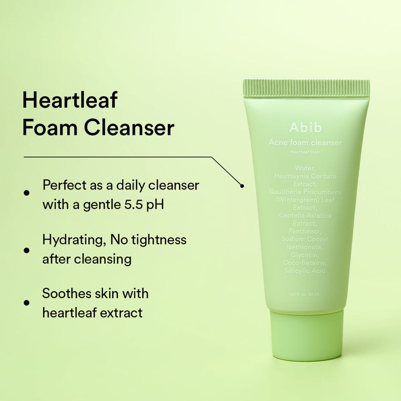 AsiaBeautyMall Abib Heartleaf Calming Trial Kit Serum