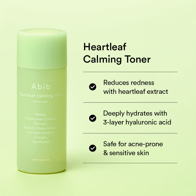 AsiaBeautyMall Abib Heartleaf Calming Trial Kit Serum