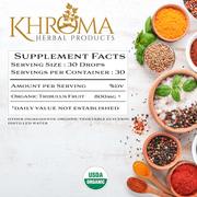 Khroma Herbal Products Organic Tribulus Supplements