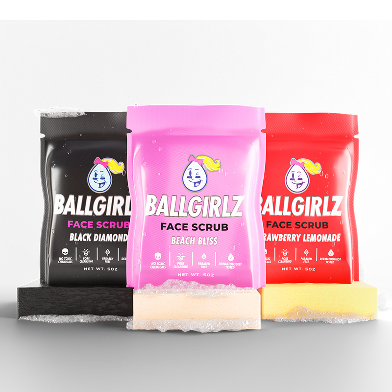 BALLBOYZ Ballgirlz Face Scrub 3 Pack