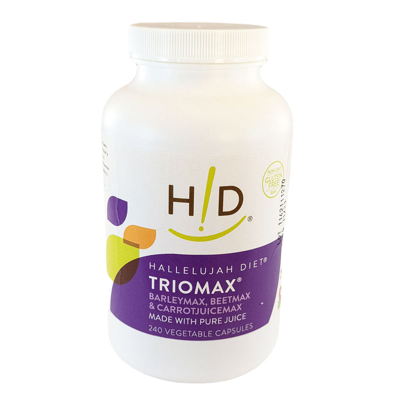 Hallelujah Diet TrioMax Capsules Dehydrated Juice Powder