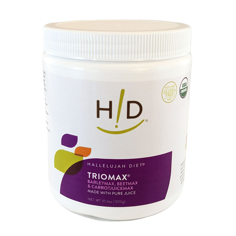 Hallelujah Diet TrioMax Large 10.6 oz Dehydrated Juice Powder