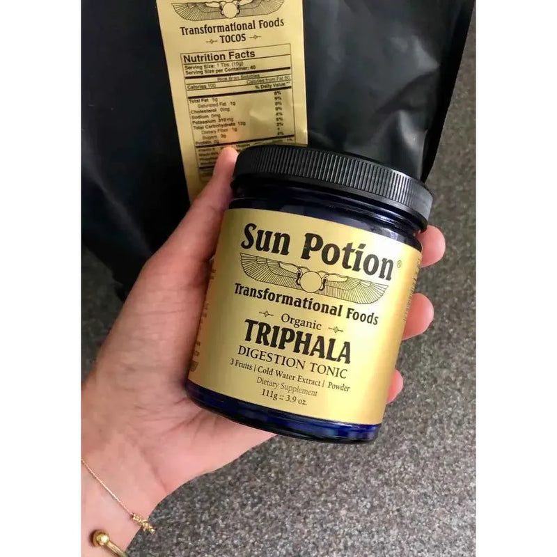 Sun Potion Triphala (Organic Cold Water Extract Powder) Superfood