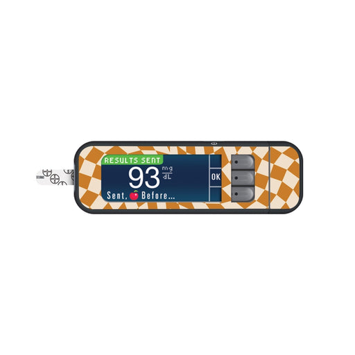 Peelz Trippy Retro for Bayer Contour Next Glucometer Peelz/Stickers