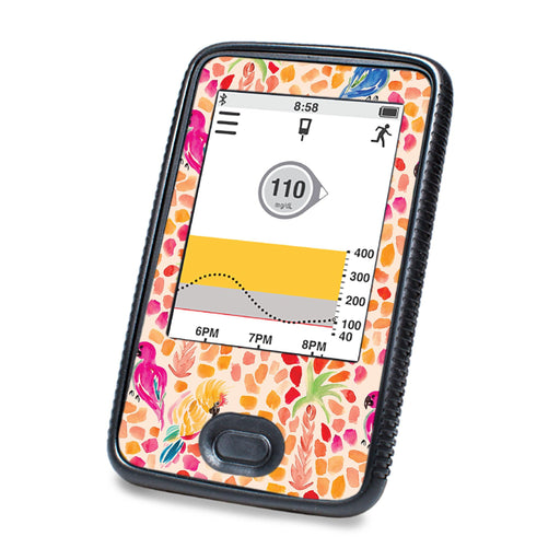 Peelz Tropical Watercolor DEXCOM G6 Touchscreen Receiver Peelz/Stickers