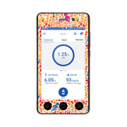 Peelz Tropical Watercolor Sticker for Omnipod DASH® PDM – Pump Peelz Peelz/Stickers