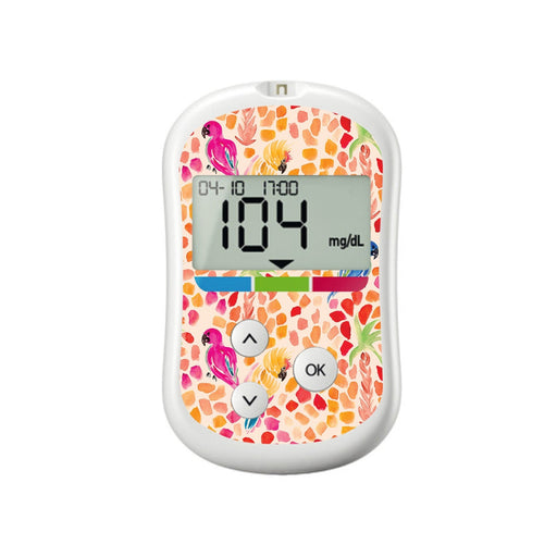 Peelz Tropical Watercolor for OneTouch Verio Flex Glucometer Peelz/Stickers