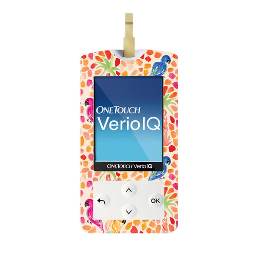 Peelz Tropical Watercolor for OneTouch Verio IQ Glucometer Peelz/Stickers
