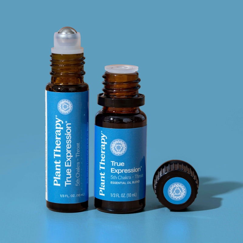 Plant Therapy True Expression (Throat Chakra) Essential Oil Pre-Diluted Roll-On Essential Oil