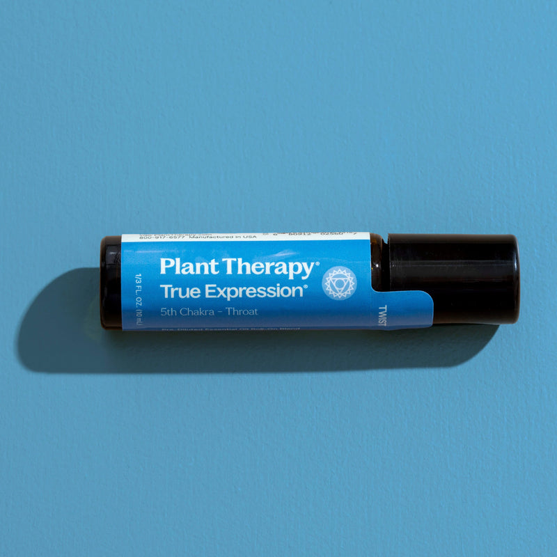 Plant Therapy True Expression (Throat Chakra) Essential Oil Pre-Diluted Roll-On Essential Oil