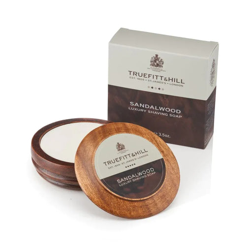 Truefitt & Hill Truefitt & Hill Sandalwood Luxury Shaving Soap (In Wooden Bowl) 3.3 oz Shaving Soap White Smoke