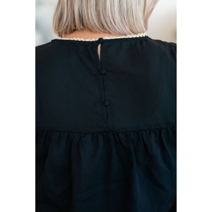 Savanna Jane | Try Again Embroidered Top