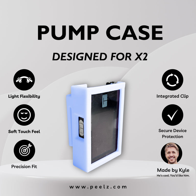 Peelz Tandem t:slim X2 Insulin Pump Case – Soft-Touch, Flexible Protection by Pump Peelz