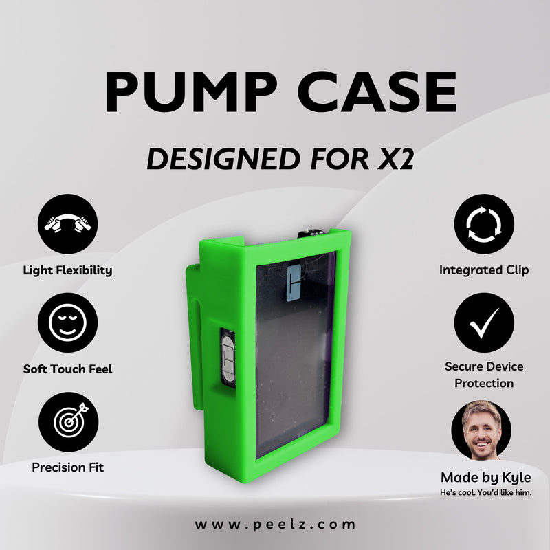 Peelz Tandem t:slim X2 Insulin Pump Case – Soft-Touch, Flexible Protection by Pump Peelz