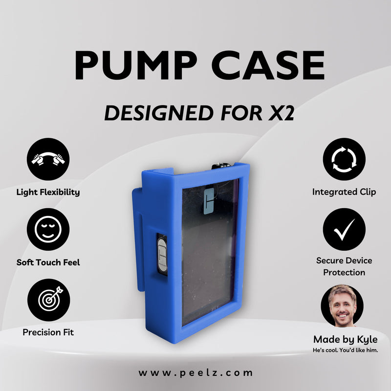Peelz Tandem t:slim X2 Insulin Pump Case – Soft-Touch, Flexible Protection by Pump Peelz