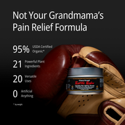 Battle Balm® Battle Balm® - Original Strength All Natural & Organic Pain Relief Cream Topical analgesic, pain relief ointment, muscle rub
