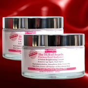 gymsegbë The Tub Of Pearls Precious Pearl Radiance  Brightening Cream Anti-Aging, Dark Spots, Hyperpigmentation Black 2 Jars Save $240
